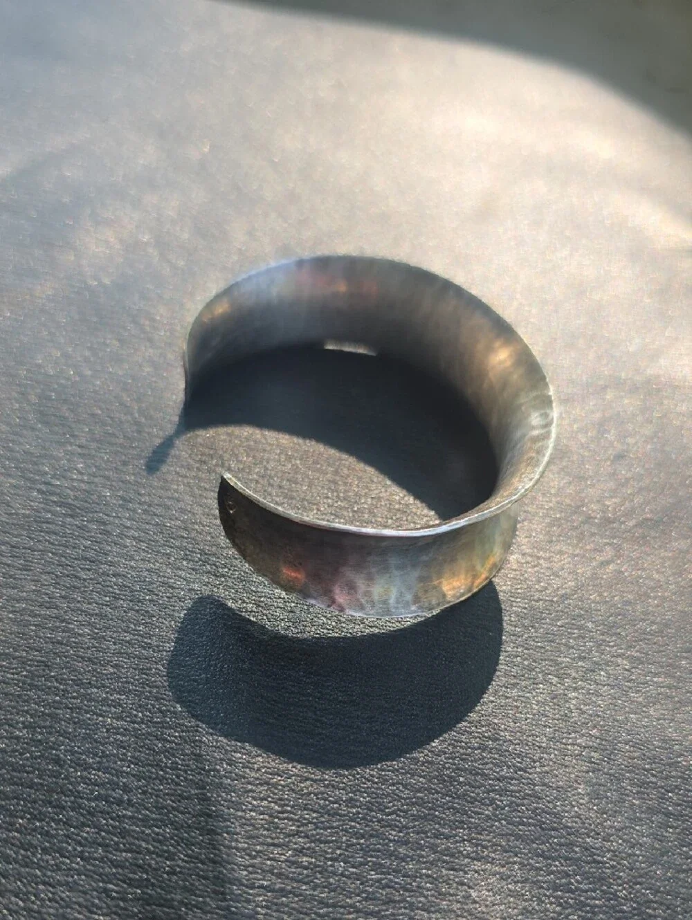 Silver Cuff Bracelet - Polished Metal Wearable